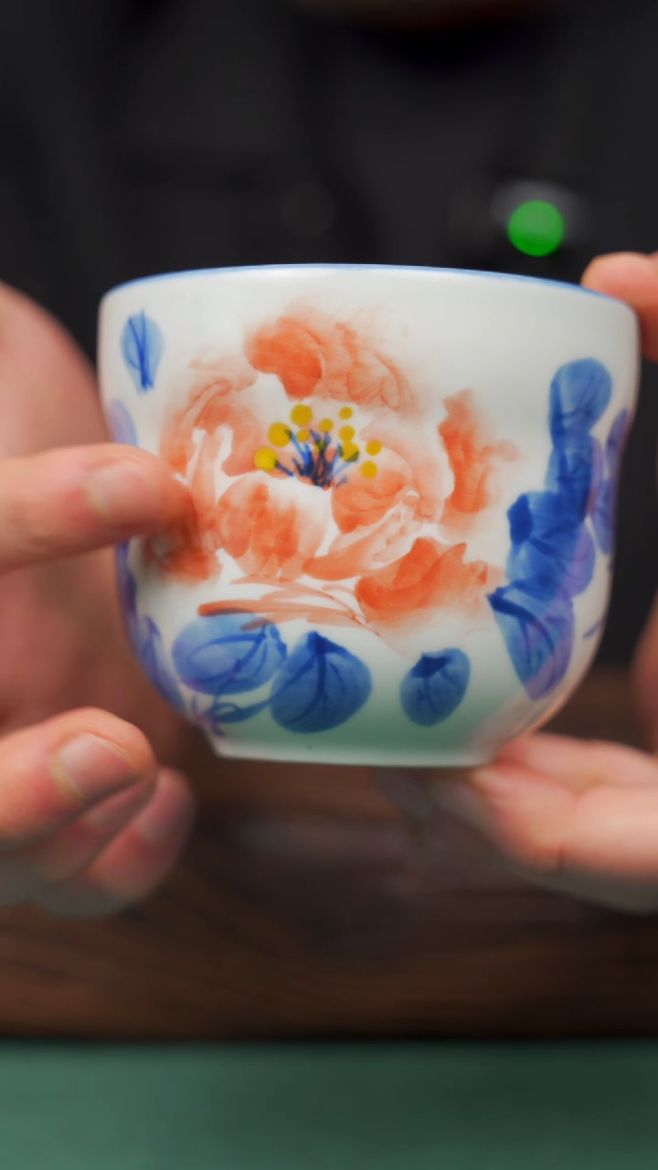 【闪购商品】瓷片50景德镇手绘釉下彩