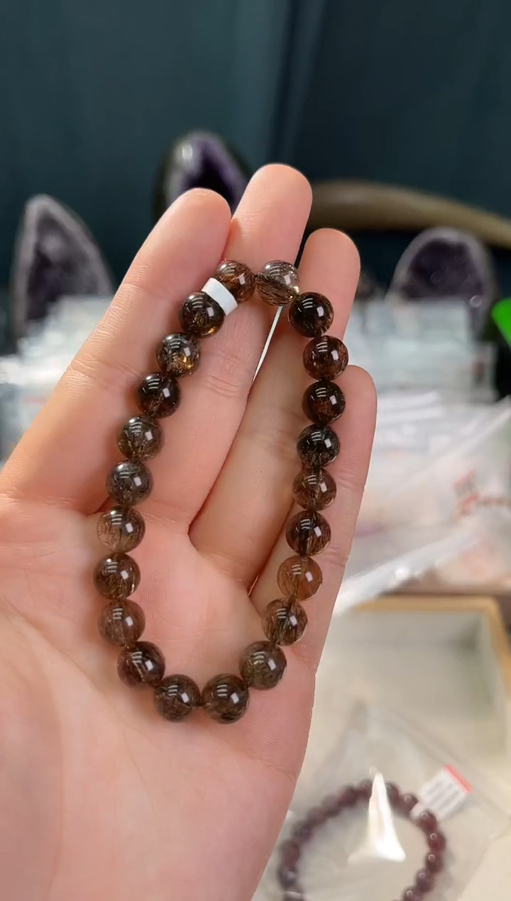 【闪购商品】水晶手链未镶嵌205多样性发其一黑金超8+