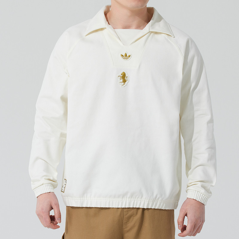 【商场同款】阿迪达斯卫衣男2025新款运动休闲上衣长袖套头衫JF0456