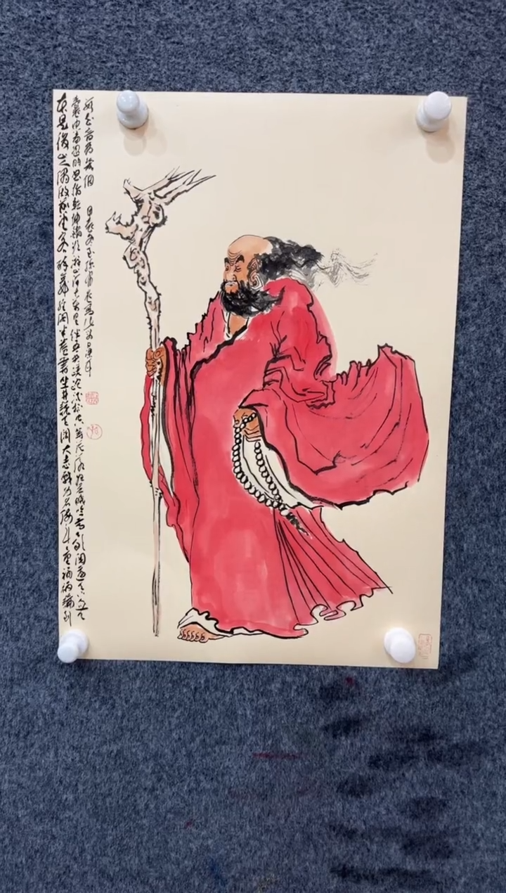 【闪购商品】国画1.15展馆-孙布衣诗堂裱-人物03