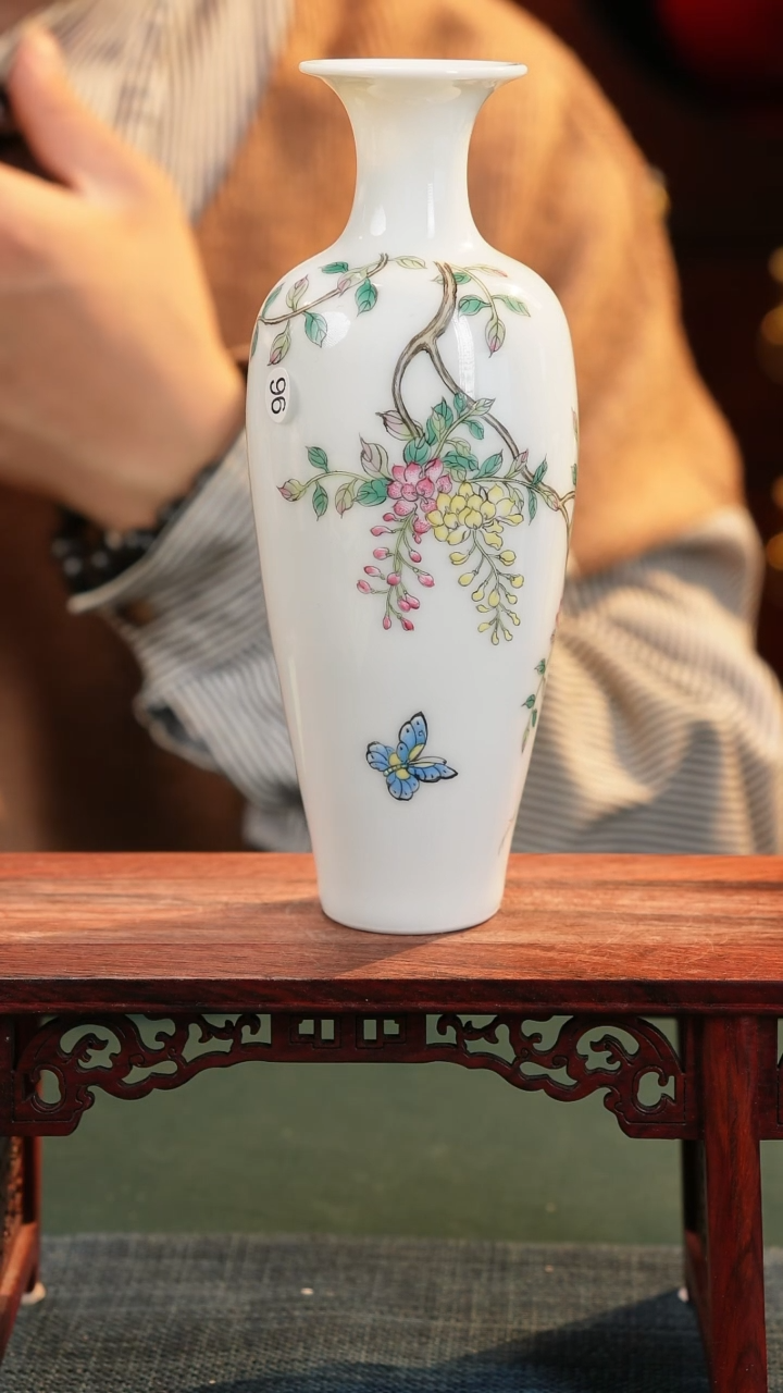 【闪购商品】摆件釉上粉彩纯手绘手工原创瓷器