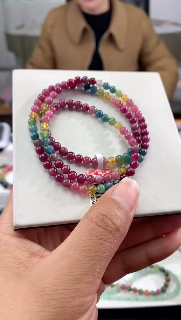 【闪购商品】手串未镶嵌碧玺多样性发一条