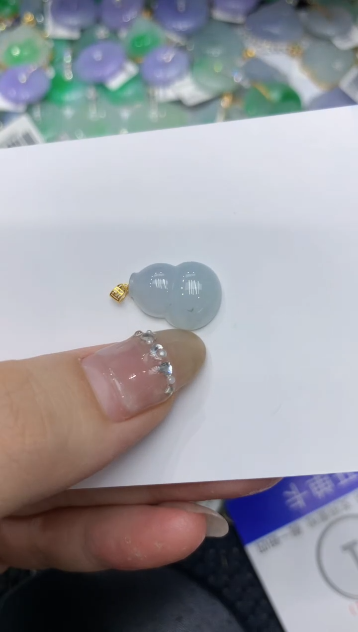 【闪购商品】翡翠颈饰18K金镶嵌222222222