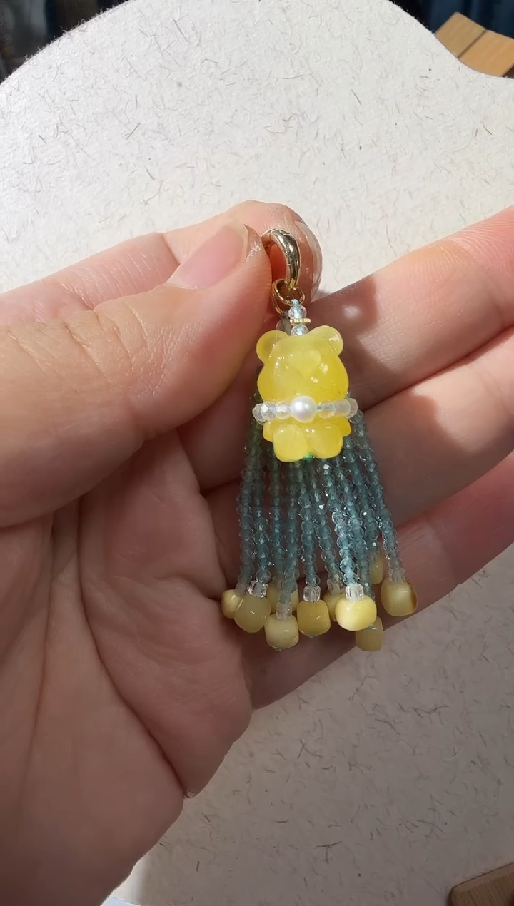 【闪购商品】蜜蜡吊坠(不含链)未镶嵌蜜蜡小熊吊坠提溜