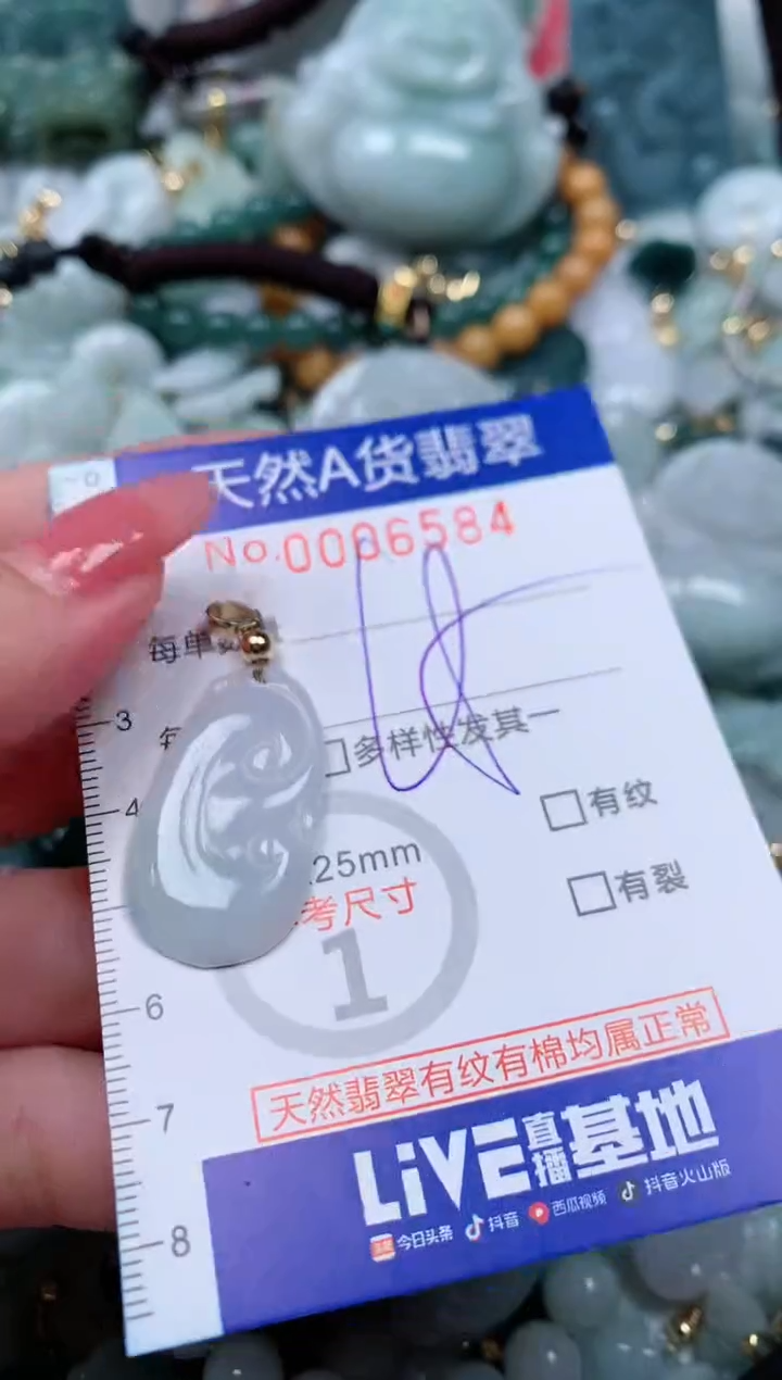 【闪购商品】翡翠颈饰未镶嵌00006584