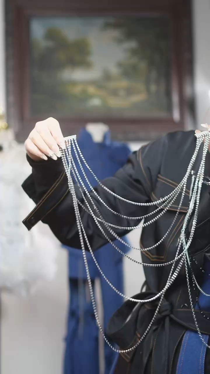 流苏发卡艺桐轩儿童潮服