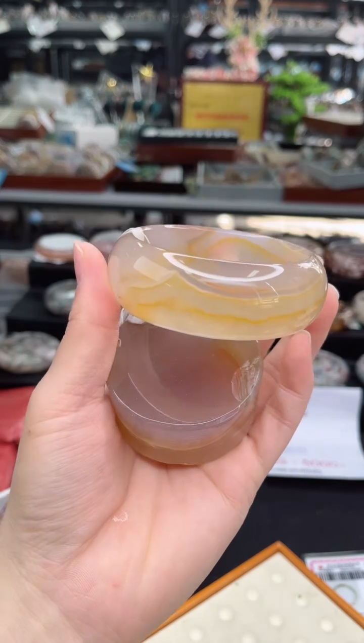 【闪购商品】石英质玉手镯未镶嵌62圈口（赠品镯心）3600336