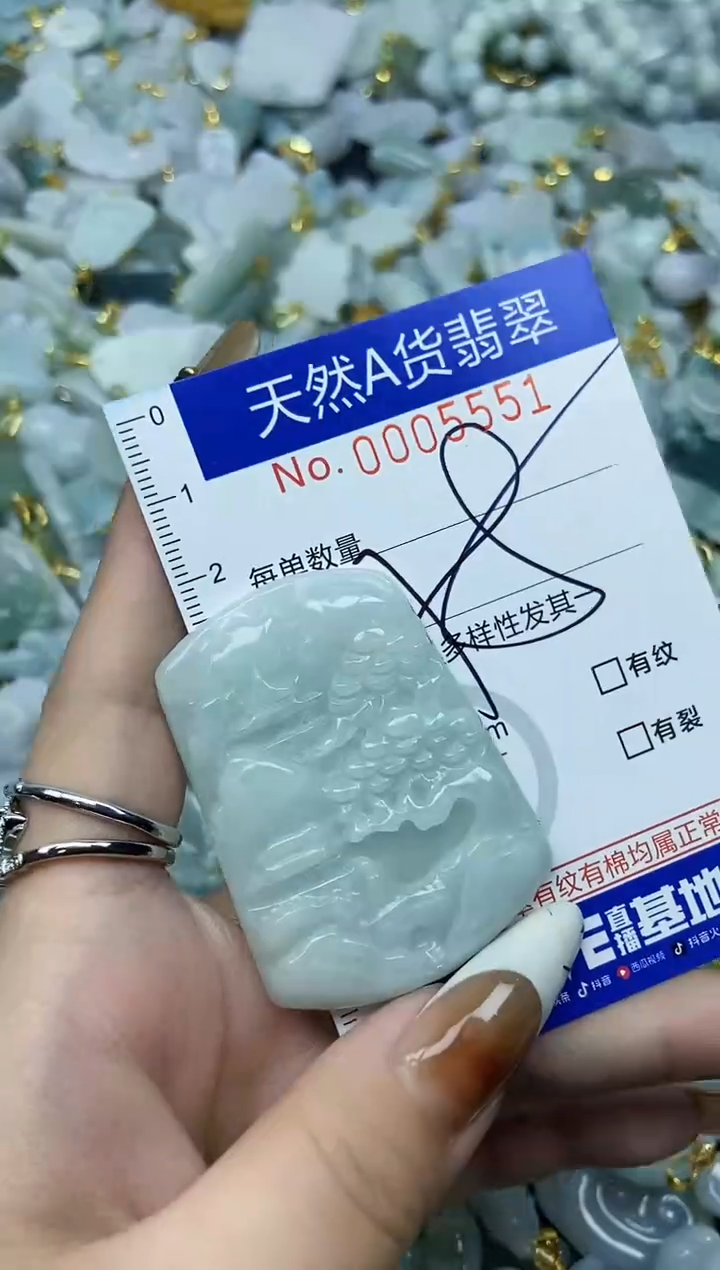 【闪购商品】翡翠颈饰未镶嵌天然A货翡翠