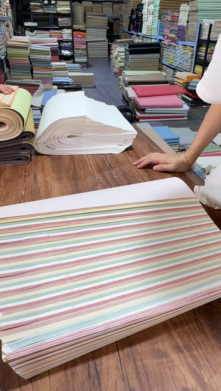 手工台板蜡染纸边35*40cm五色50张半生熟
