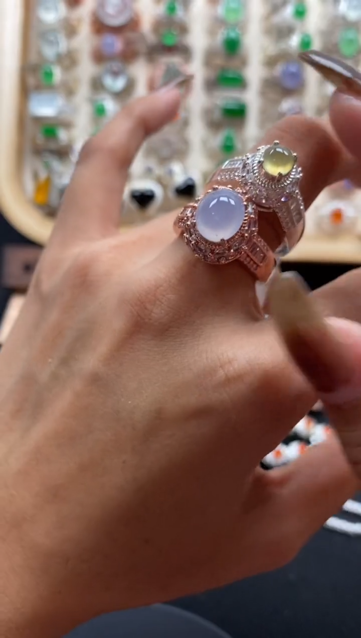 未镶嵌戒指翡翠缅甸天然a货翡翠