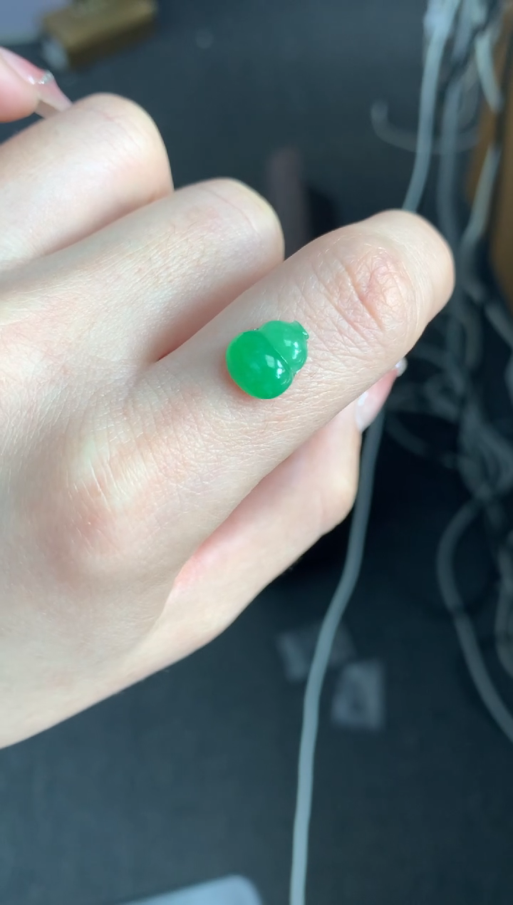 【闪购商品】定制翡翠未镶嵌葫芦