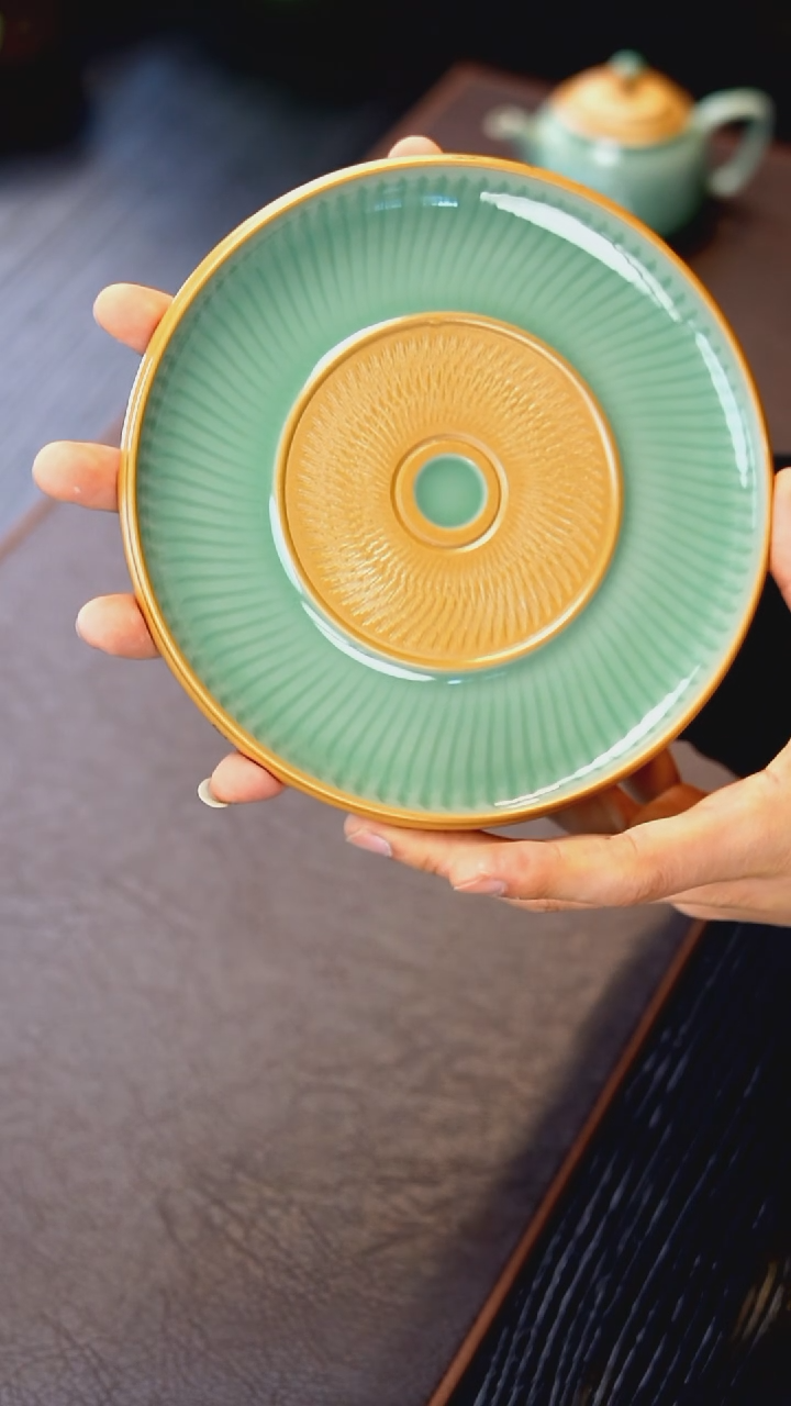 青瓷手工茶器包邮