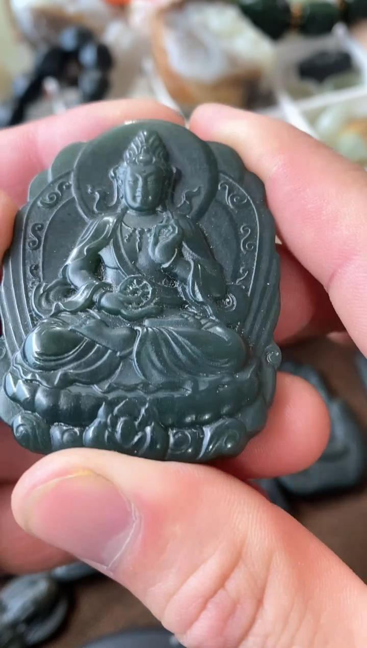 【闪购商品】和田玉吊坠(不含链)未镶嵌观音