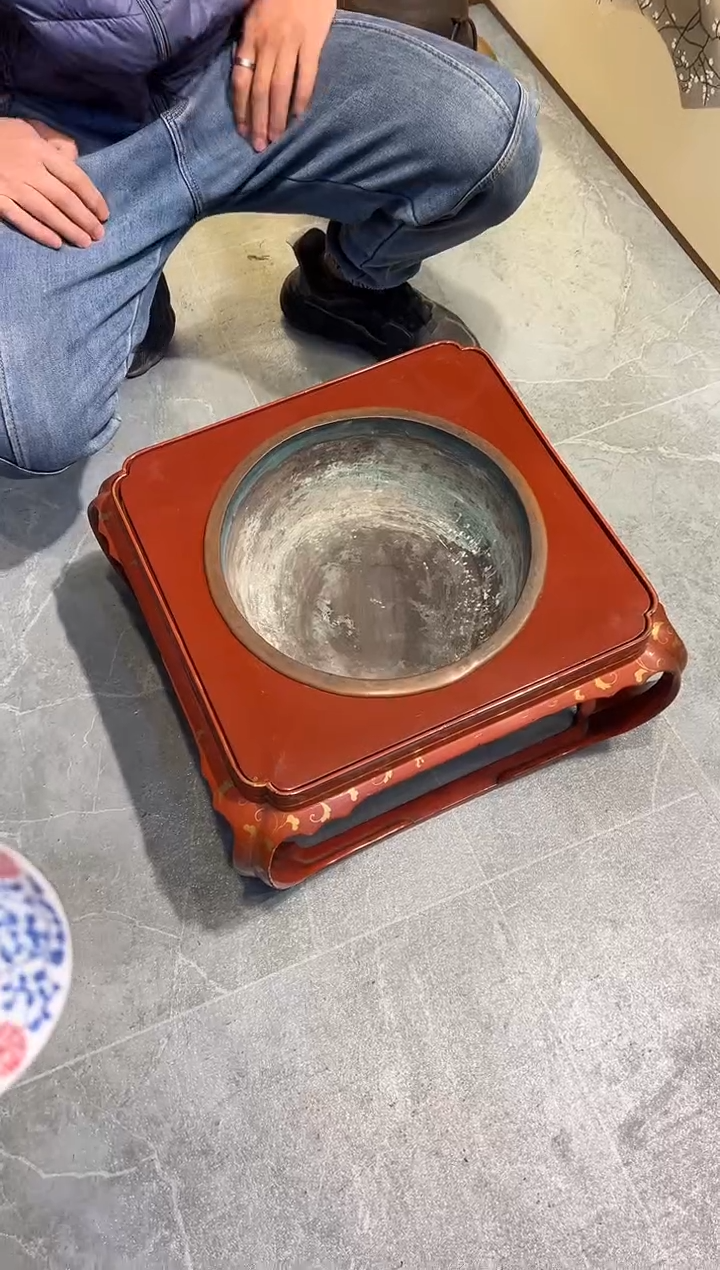 火钵 大漆漆器大漆漆器