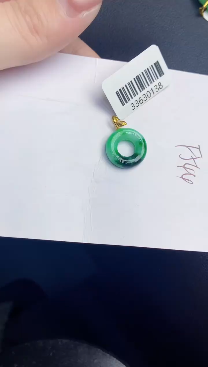 【闪购商品】翡翠颈饰18K金镶嵌000000000