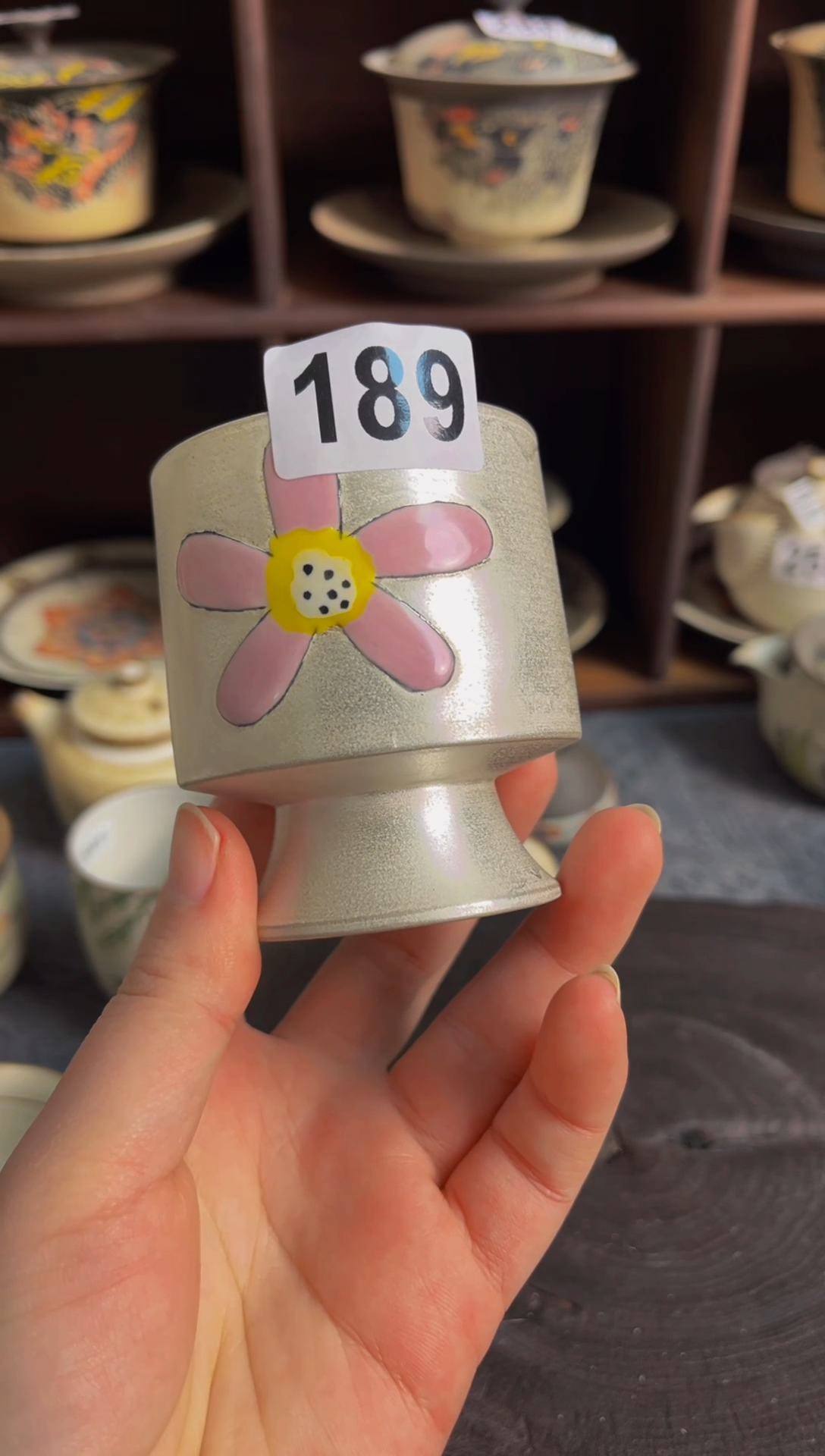 【闪购商品】陶八工镏银主人杯