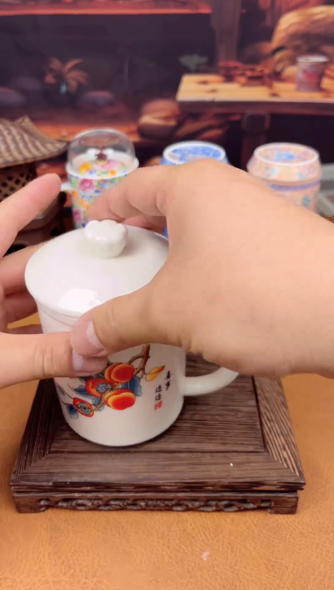 【闪购商品】陶瓷茶具摆件茶叶罐