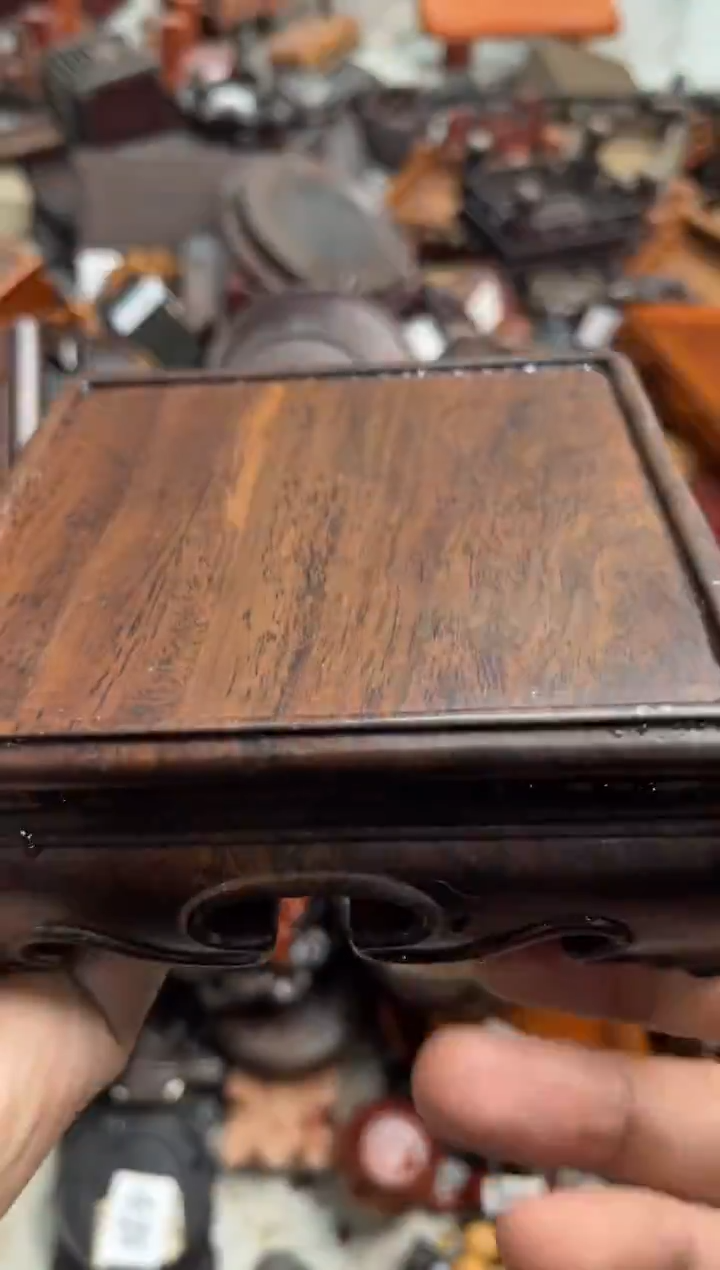 木52黑檀木正方底座