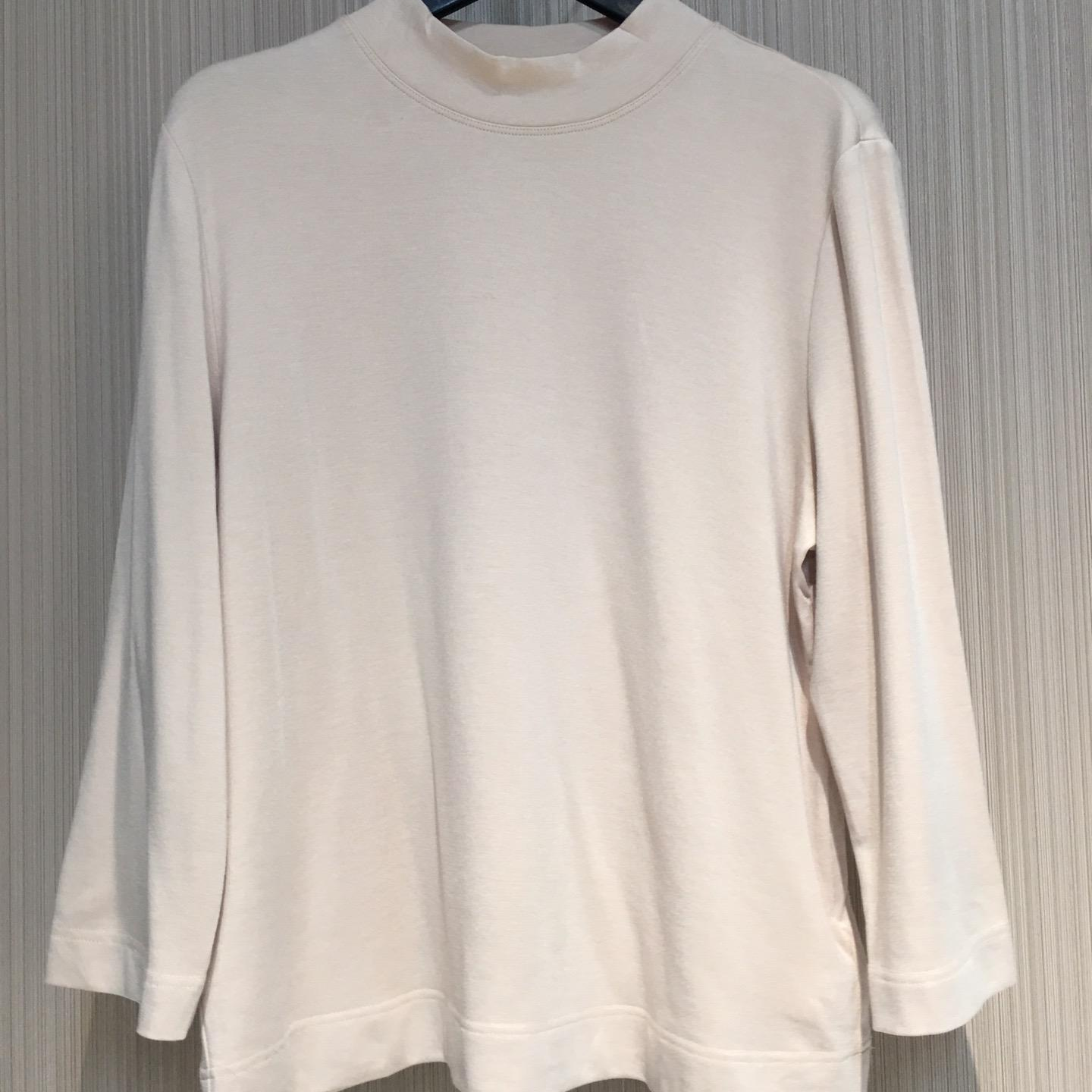 女装肤色半高领休闲长袖T恤5300648-3083