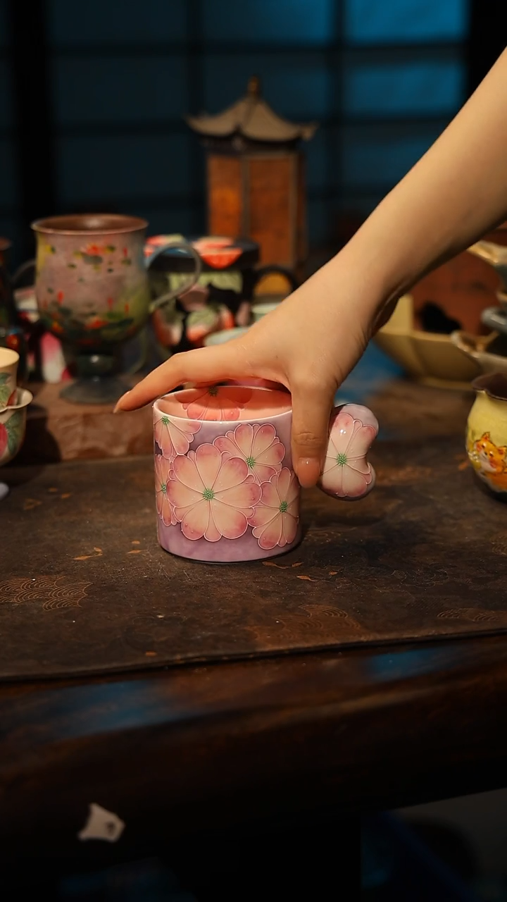 陶瓷景德镇高温釉下彩手工手绘款式