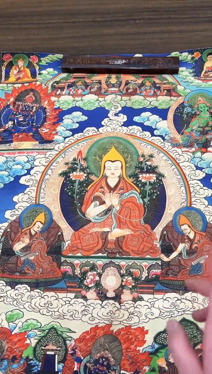 卷轴画卷轴唐卡16015