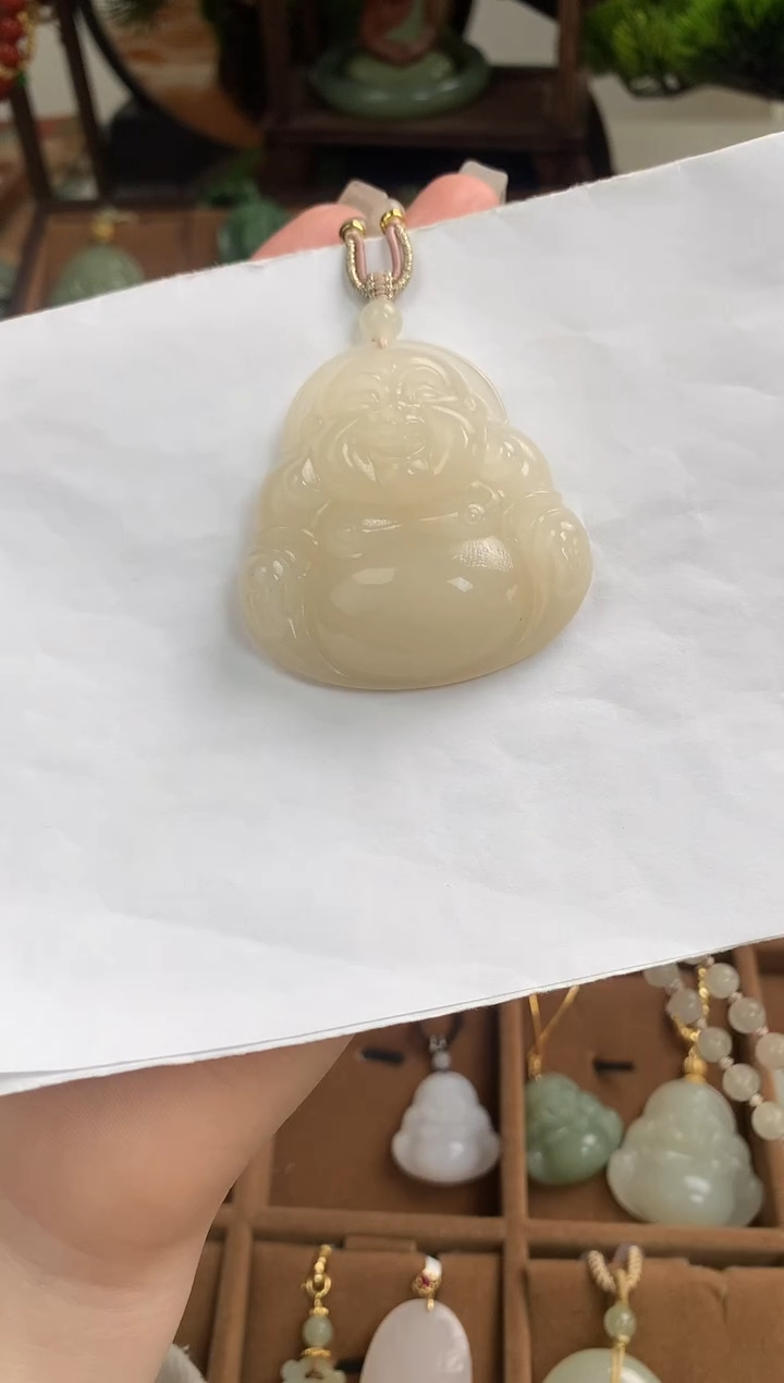 【闪购商品】和田玉颈饰未镶嵌吊坠48mm左右
