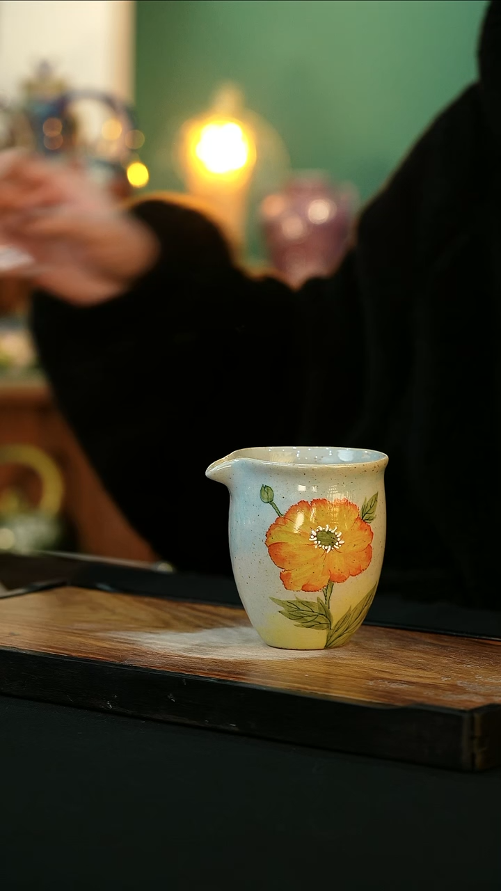 【闪购商品】杯手绘心瓷陶瓷 浮力