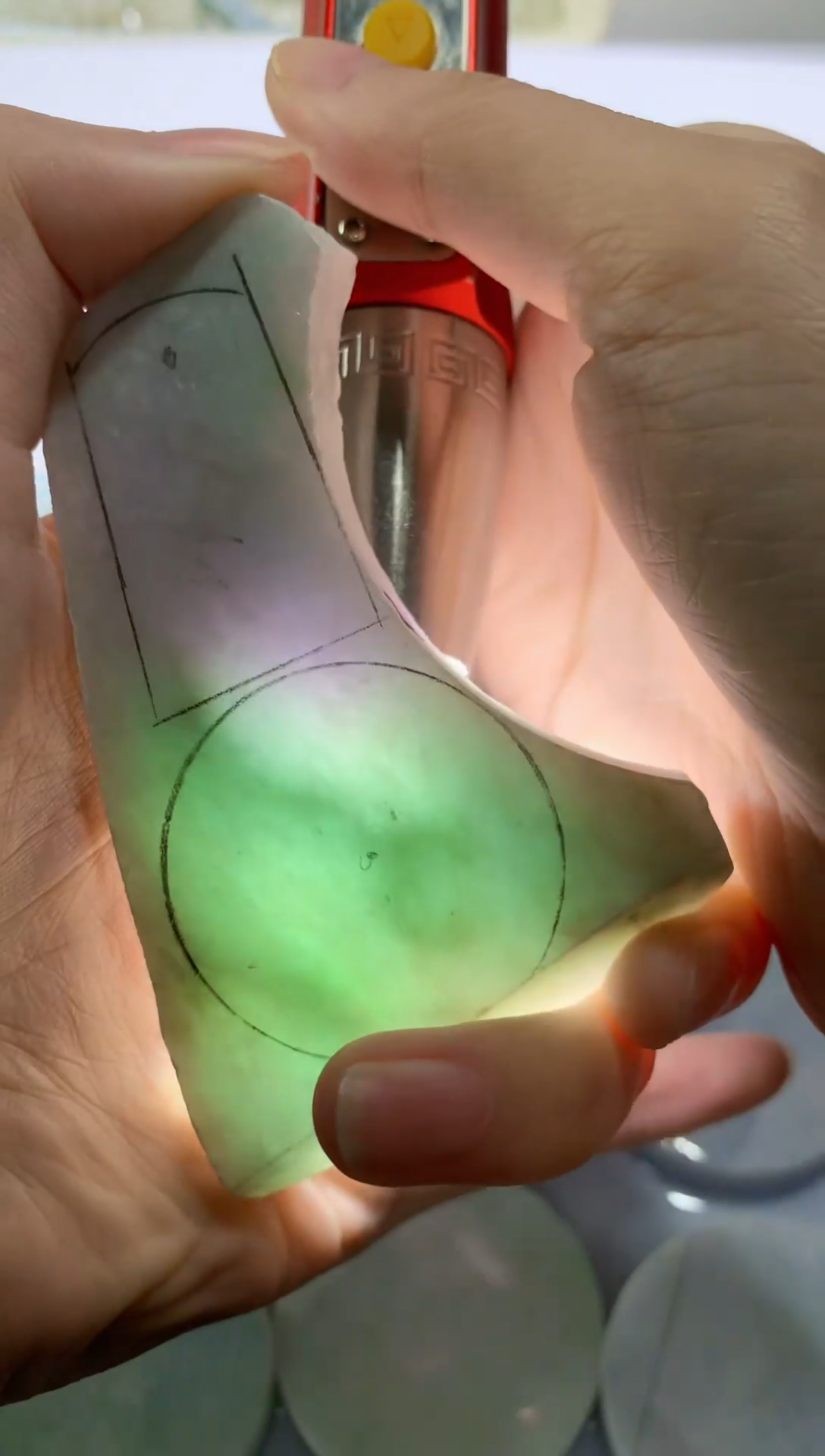 未镶嵌裸石翡翠天然缅甸翡翠FC516