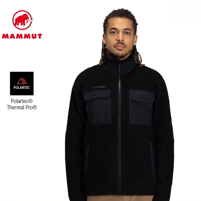 MAMMUT猛犸象Miracle 户外轻量Polartec抓绒保暖中层加绒加厚外套