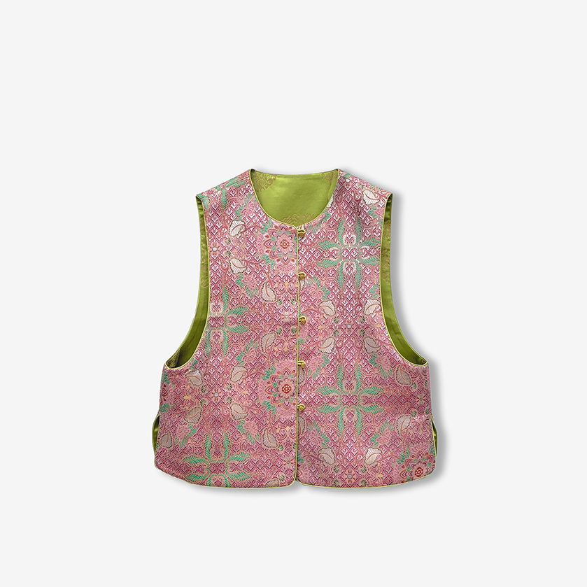 【花一朵】梦中羽化 国风新中式甜美可人贵气优雅两穿女士马甲