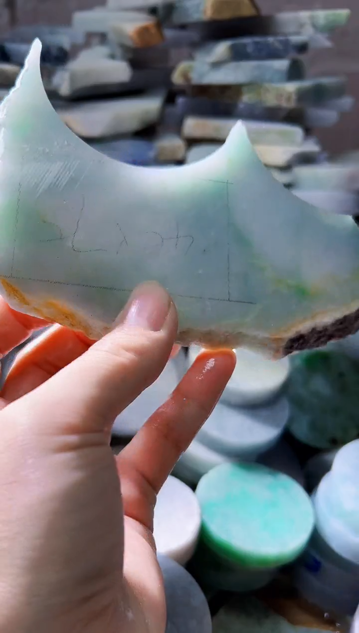 裸石翡翠天然翡翠A货玉 南 401