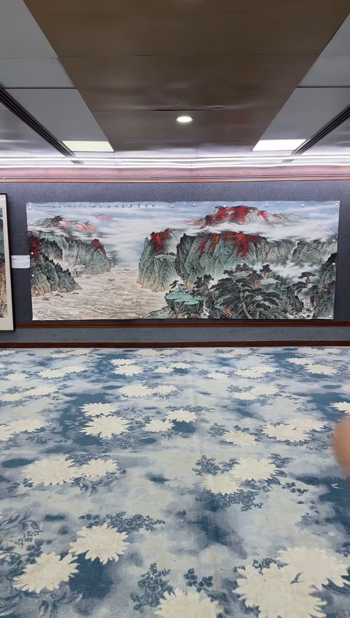 绘画烟*Y-张伦玉-大丈六-山水画