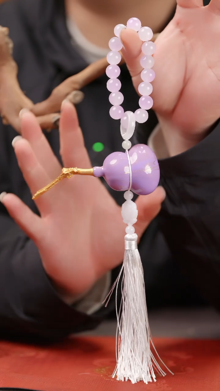 1219大漆葫芦手捻车挂脖挂摆件