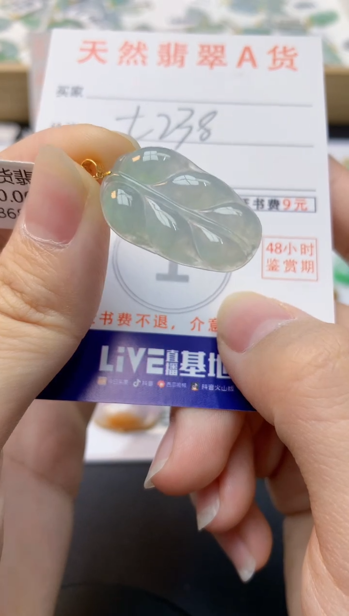 颈饰未镶嵌翡翠天然缅甸A货翡翠