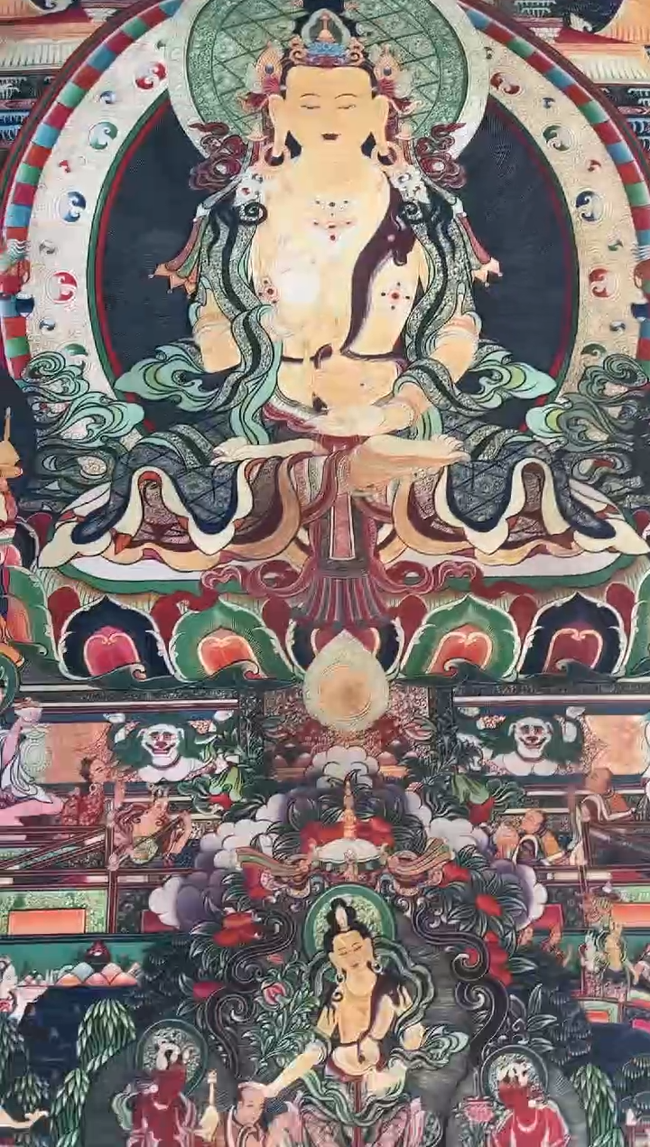 卷轴画曦曦的唐卡tk160