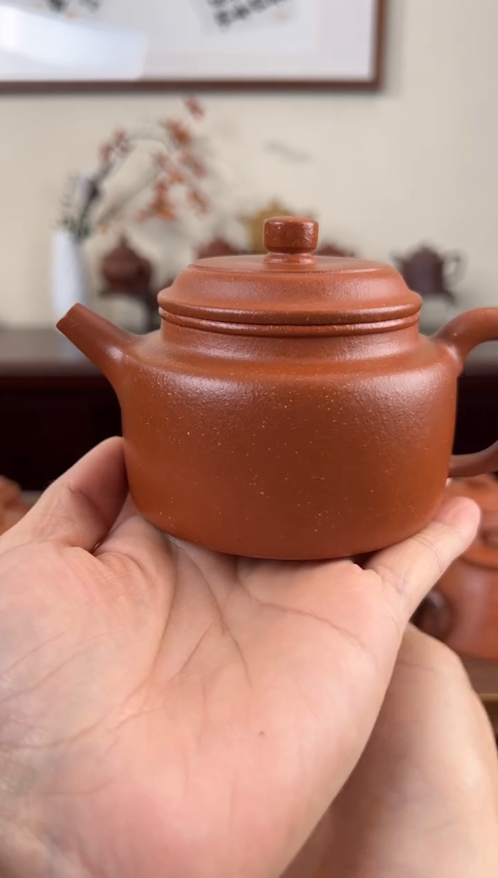 【闪购商品】紫砂茶壶红降坡德钟壶200CC