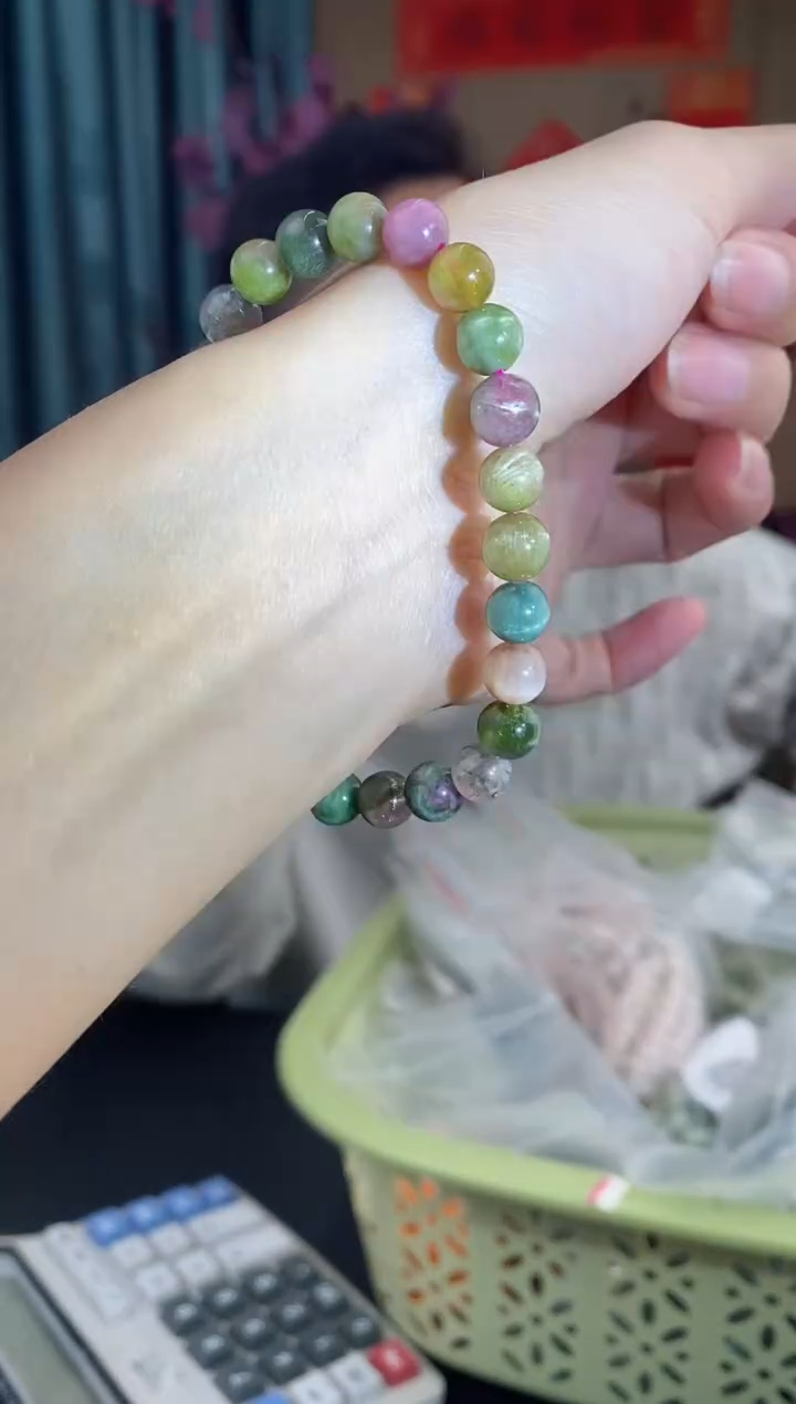 【闪购商品】碧玺手串未镶嵌815碧玺猫眼