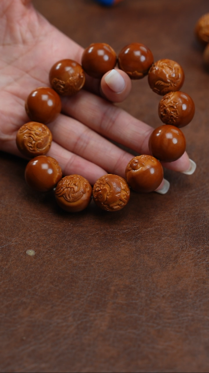 手串橄榄核天**沉橄榄核