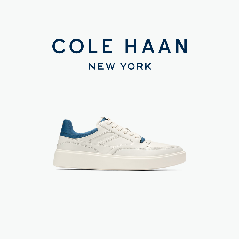 Cole Haan/歌涵25男款牛皮革鞋面透气板鞋时尚休闲男鞋C42231