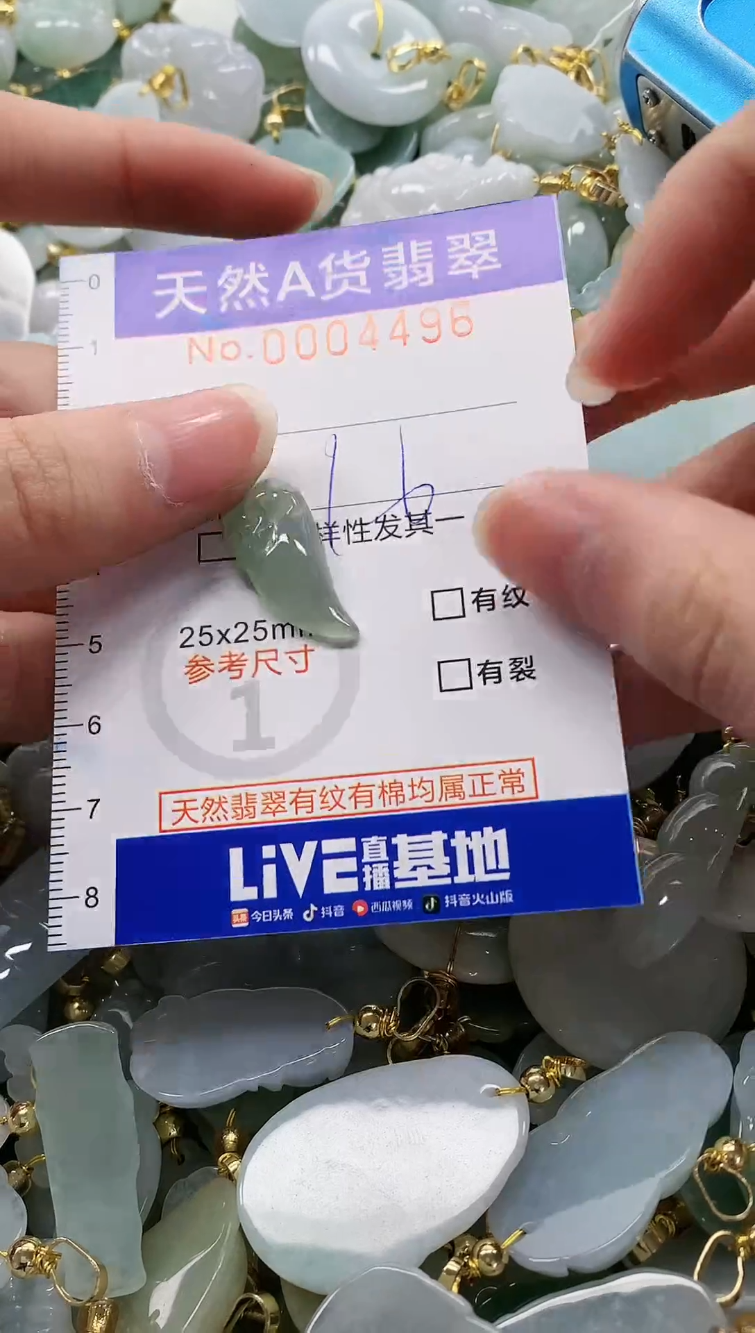颈饰未镶嵌翡翠纯天然a货翡翠