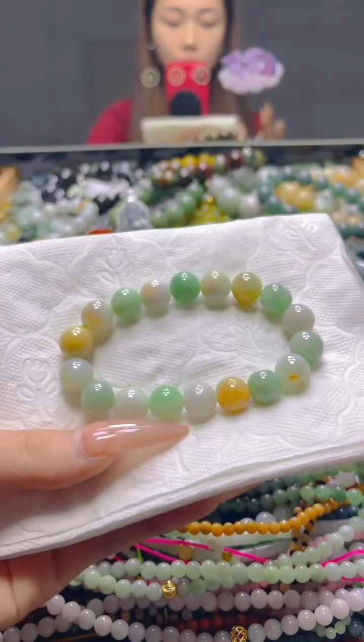 颈饰未镶嵌翡翠10MM