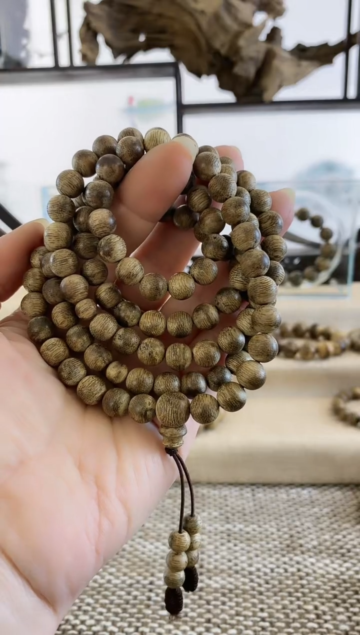 【闪购商品】沉香手串海南莺歌岭老料9X108MM多圈
