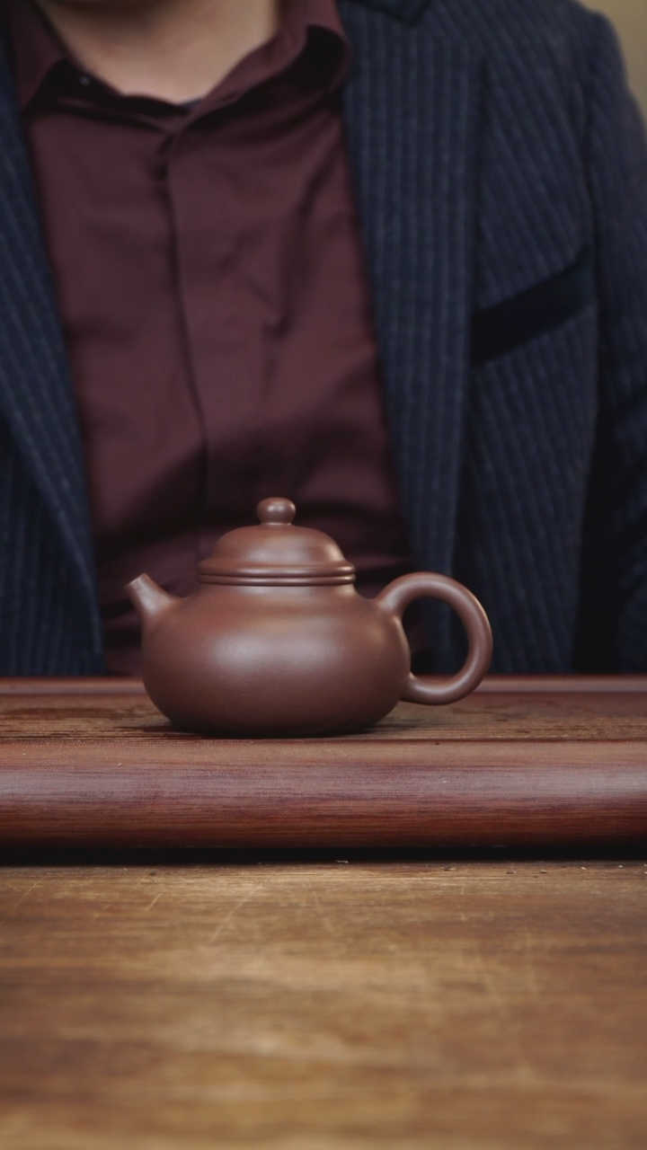 【闪购商品】紫砂茶壶220ml 容天 家藏紫茄泥