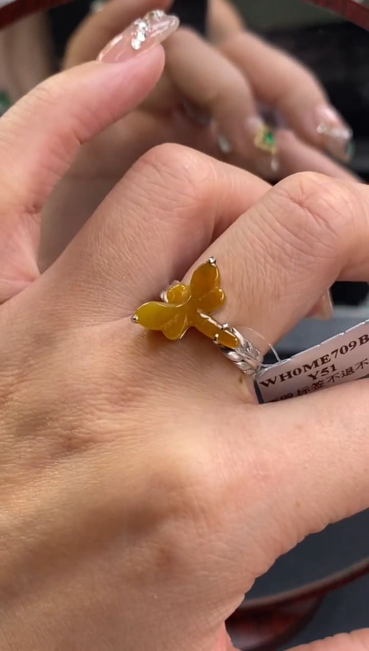 颈饰银S925镶嵌翡翠净货13843