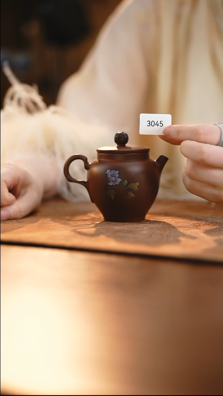 雲梦茶器紫陶茶壶3045