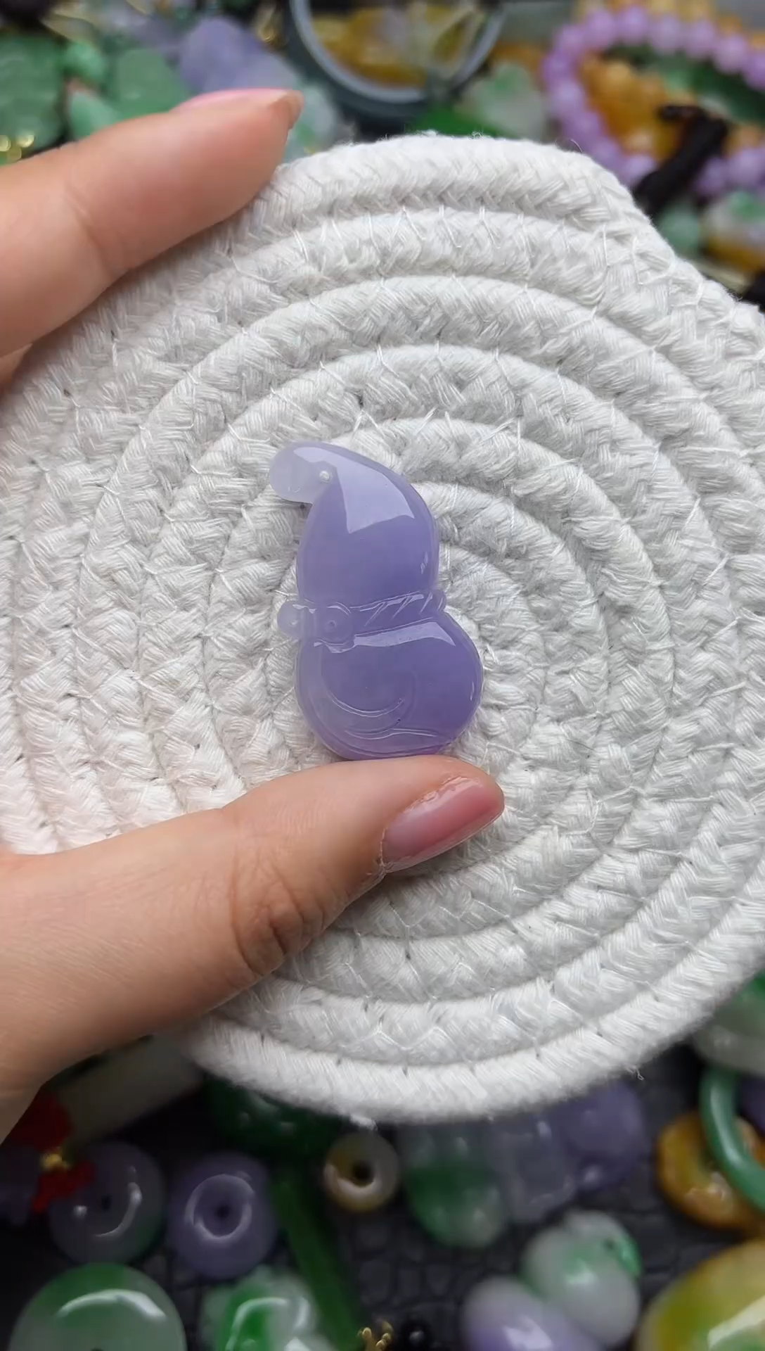 颈饰未镶嵌翡翠缅甸翡翠吊坠