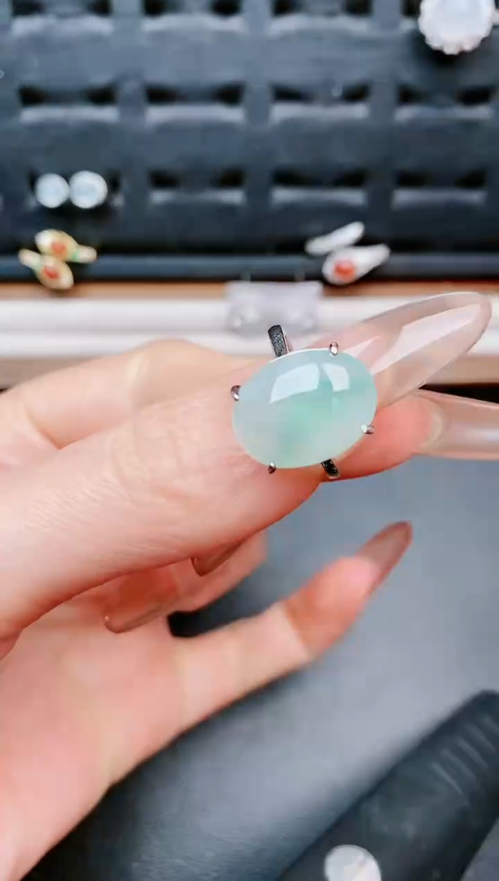【闪购商品】翡翠戒指银S925镶嵌.....