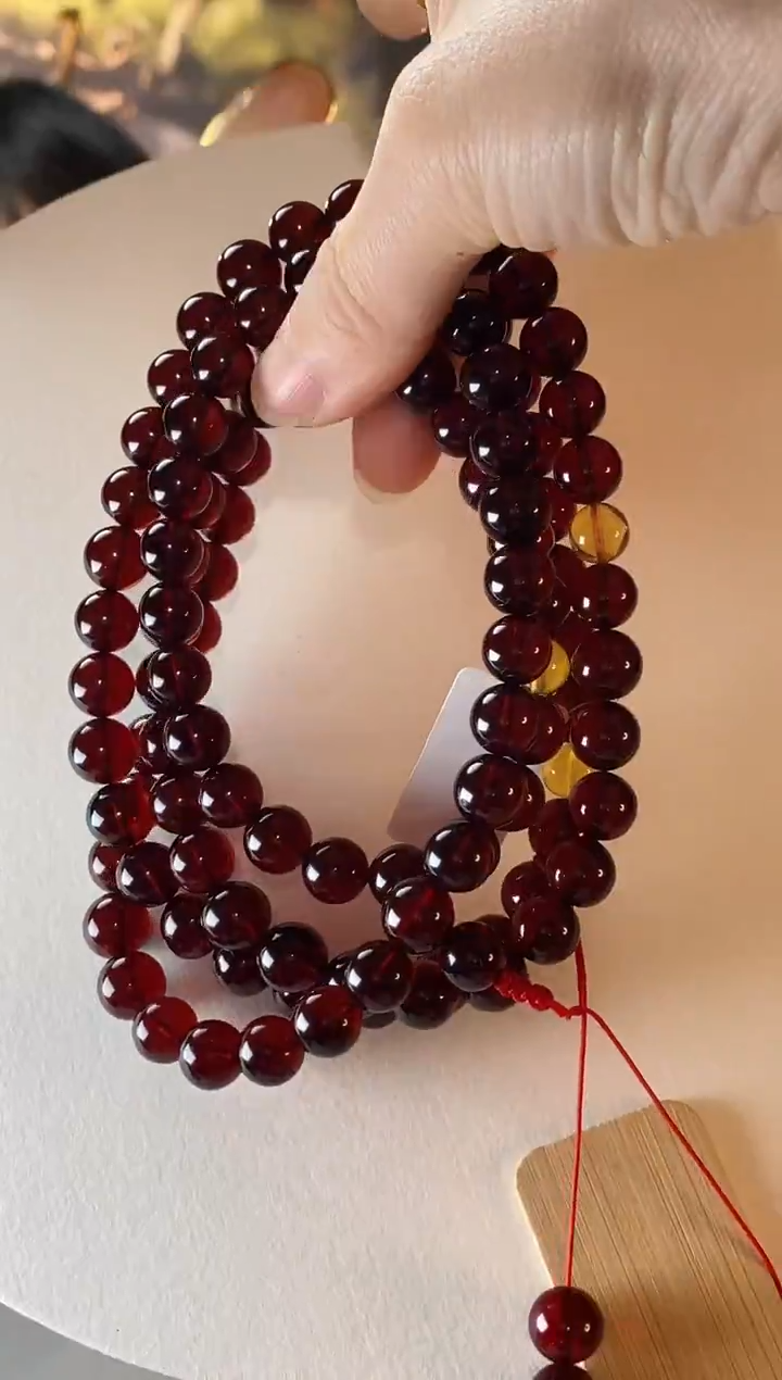 【闪购商品】琥珀颈饰未镶嵌血珀108+10+