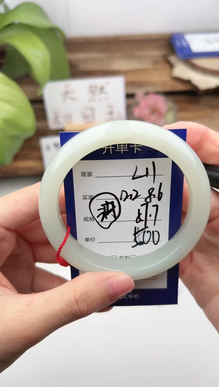 未镶嵌手镯和田玉微色差L11