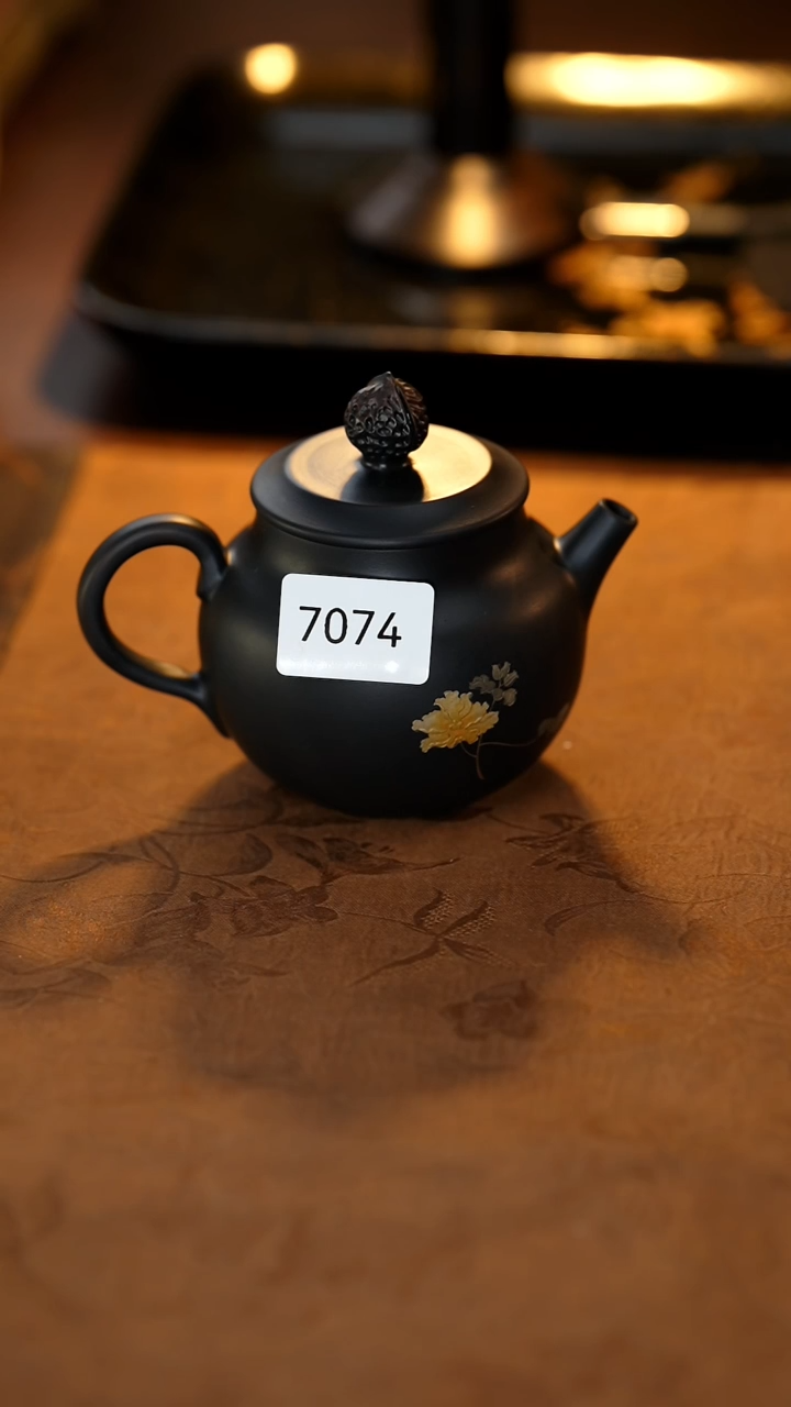 【闪购商品】雲梦茶器紫陶小壶7074